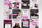 Pink UGC Creator Instagram Template, a Social Media Template by ZenSocialDesigns (Thumbnail 2 of 9)