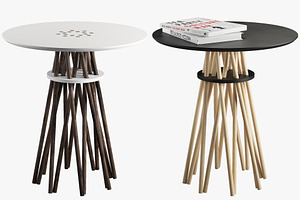 Side Tables X 5 3d Model