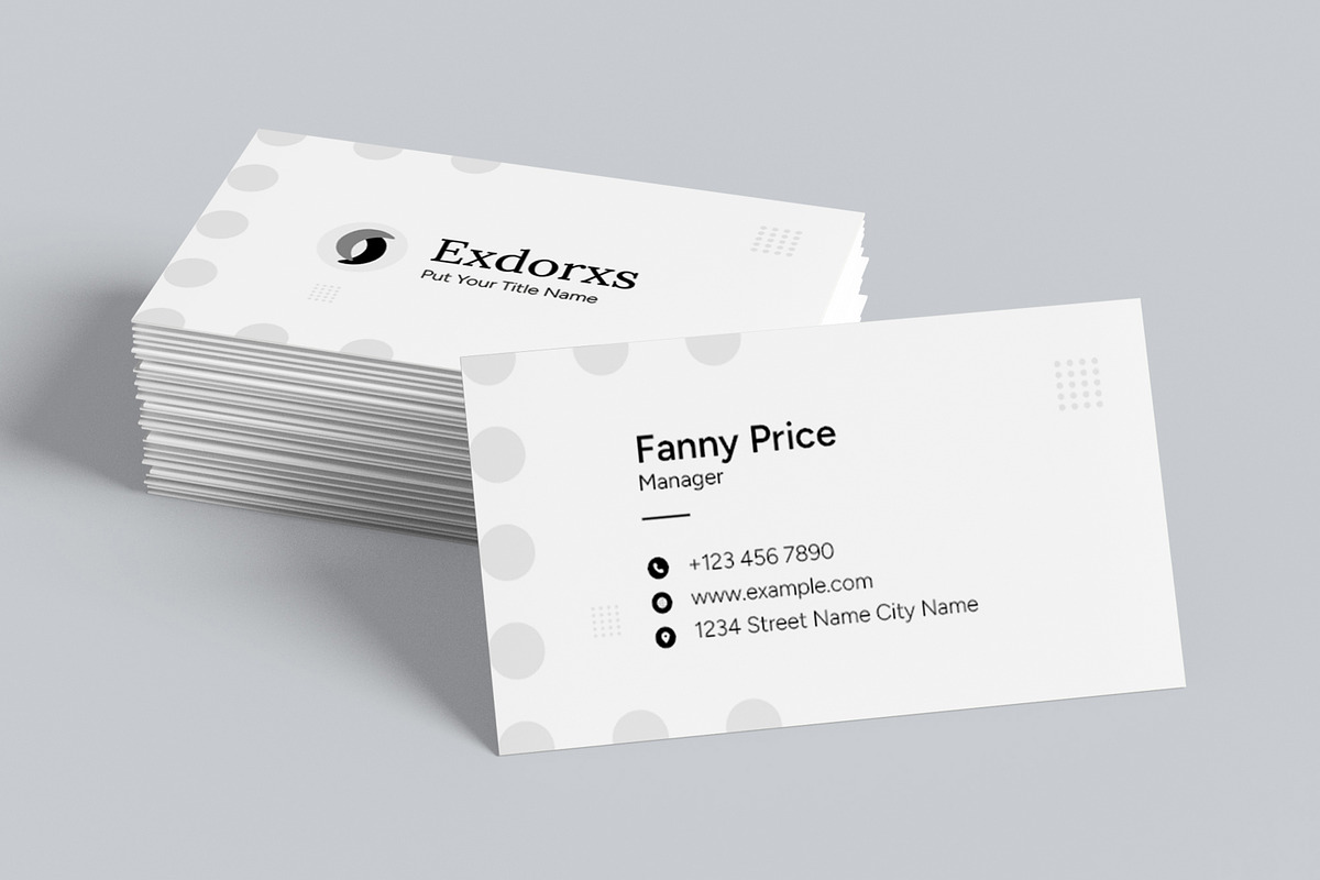 Business Card Layout, a Business Card Template by ContestDesign (Photo 2 of 3)