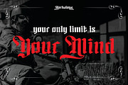 Herkaloya - Ornament Blackletter, a Blackletter Font by Ekahermawan (Thumbnail 2 of 10)