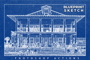 Blueprint Sketch Action