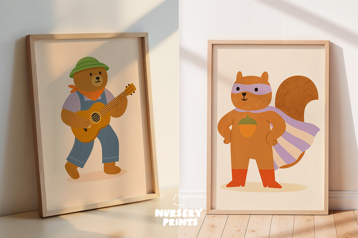 Nursery Prints, a Graphic by Wall Art Print Studio (Photo 3 of 15)
