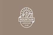Mountain Badge Logo design, a Branding & Logo Template by Agung_cs (Thumbnail 2 of 3)
