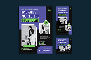 Insurance Business - Flyer, a Flyer Template by Haidezign