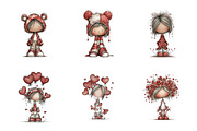 Whimsical easter fairy clipart, an Illustration by SinaCreation (Thumbnail 4 of 10)