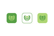 Healing Hands Logo Design Template, a Branding & Logo Template by Lucrative Studio (Thumbnail 4 of 6)