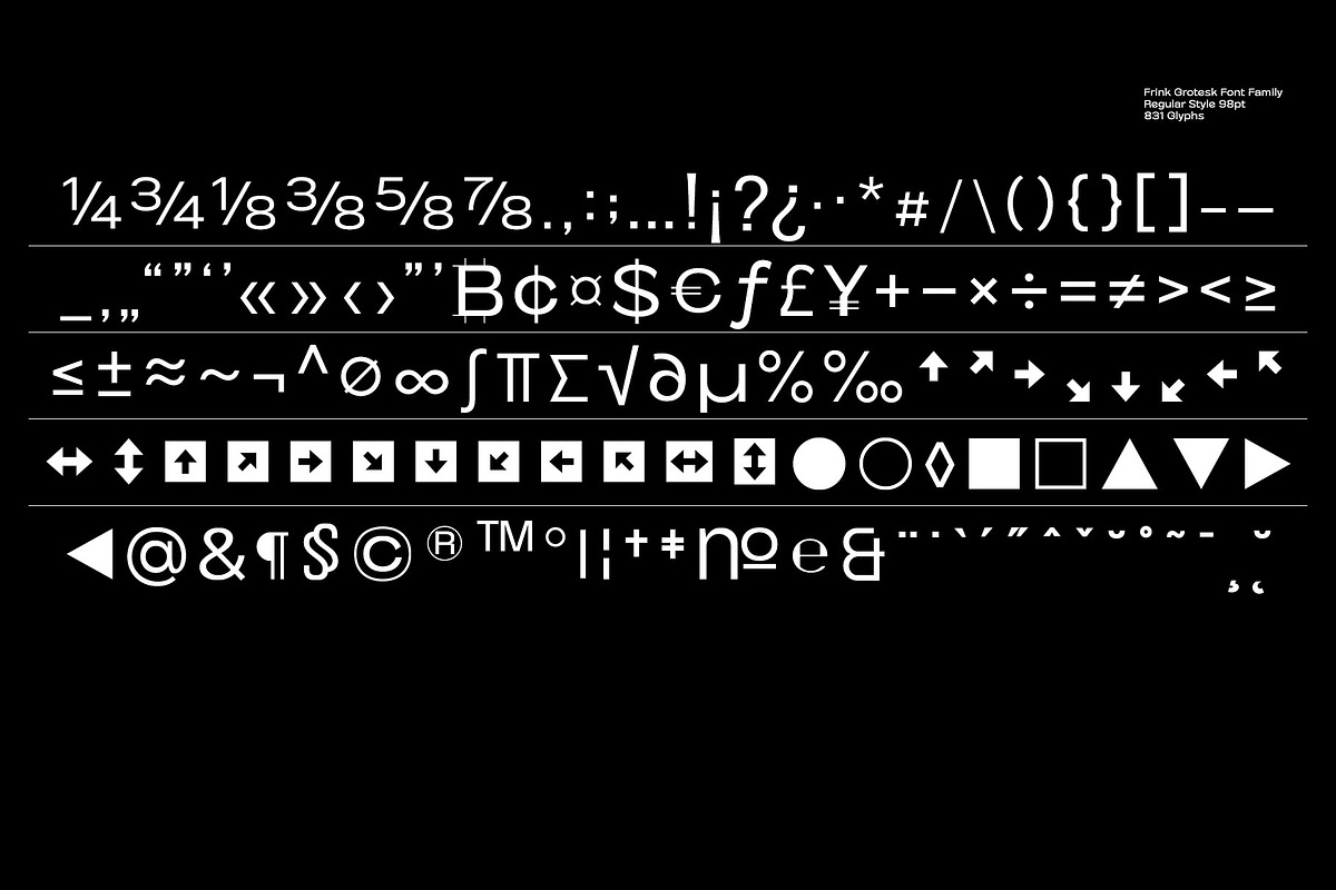 Frink Rio Modren Grotesk Font Family, a Sans Serif Font by Ryul Davidson (Photo 12 of 20)