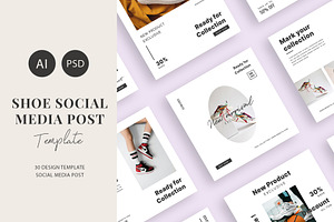 Instagram template social media pack