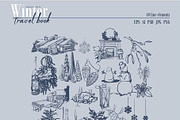 Winter Travel Book, an Object Graphic by Collection by VY (Thumbnail 5 of 13)