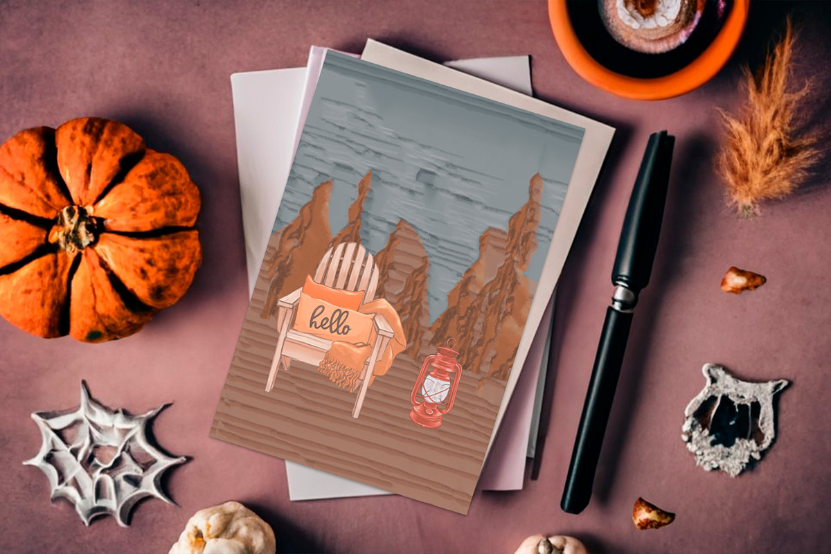 Cozy Fall Planner Stickers & Pattern, a Design Template by DigitalDesignAI (Photo 8 of 15)