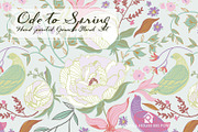 Ode to Spring- Gouache Floral Set, an Illustration by SmallHouseBigPony (Thumbnail 11 of 13)