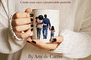 We Are Family, Watercolor Clipart, a Person Illustration by ArtedeCatrin (Thumbnail 7 of 10)