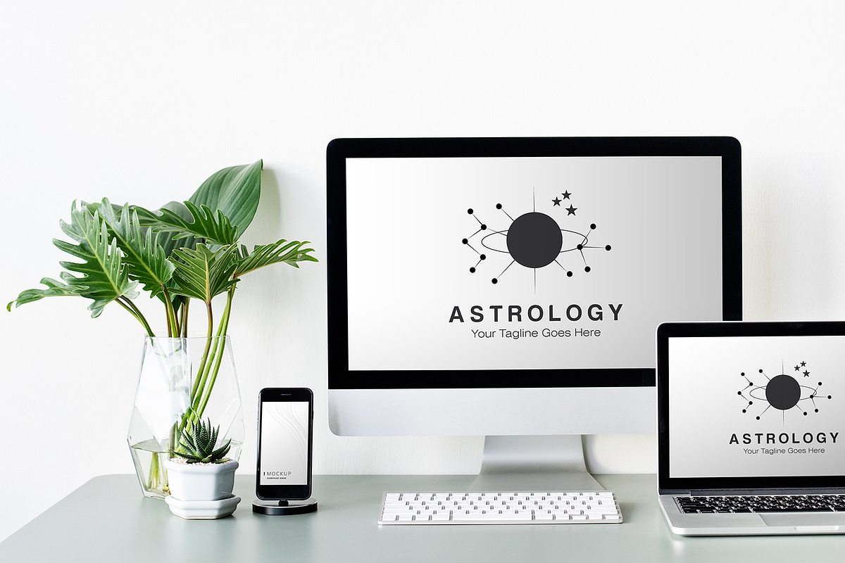 Modern Astrology Logo Collection, a Branding & Logo Template by YUDesignStore (Photo 5 of 15)