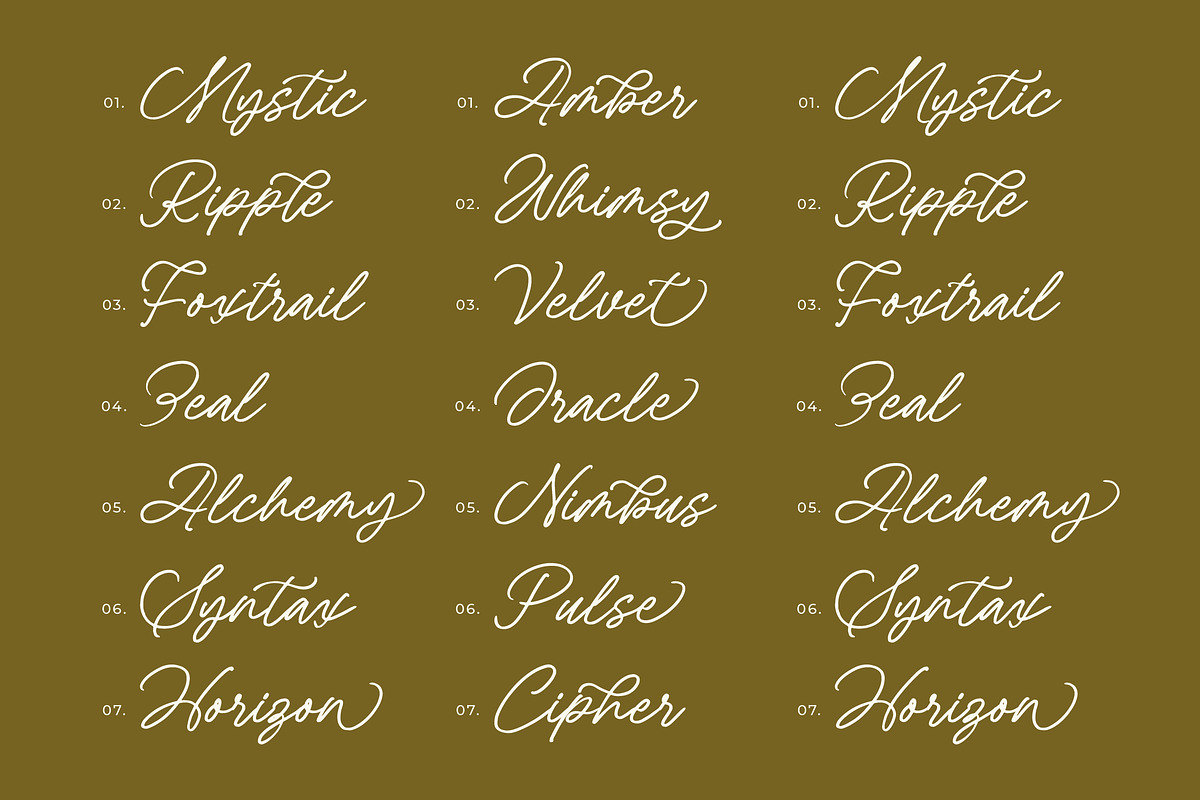 Arabella Rentharis Elegant Script, a Script Font by Letterena Studios Script (Photo 9 of 10)