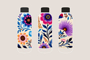 11 purple folk flower wall art print, a Decorative Illustration by ARTOZEN DIGITAL (Thumbnail 3 of 11)