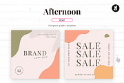 Afternoon social media graphic, a Social Media Template by Chanut is industries (Thumbnail 2 of 11)