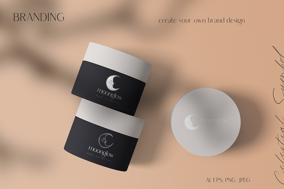 Celestial Symbols - Sun&Moon, an Illustration by Alisha Gronska (Photo 6 of 12)