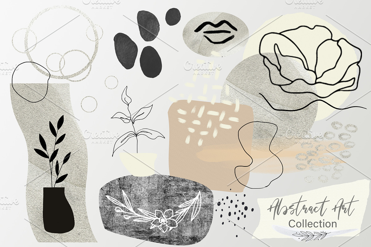 Abstract Modern Art Collection, a Brush Add-On by Li Zamperini (Photo 1 of 10)