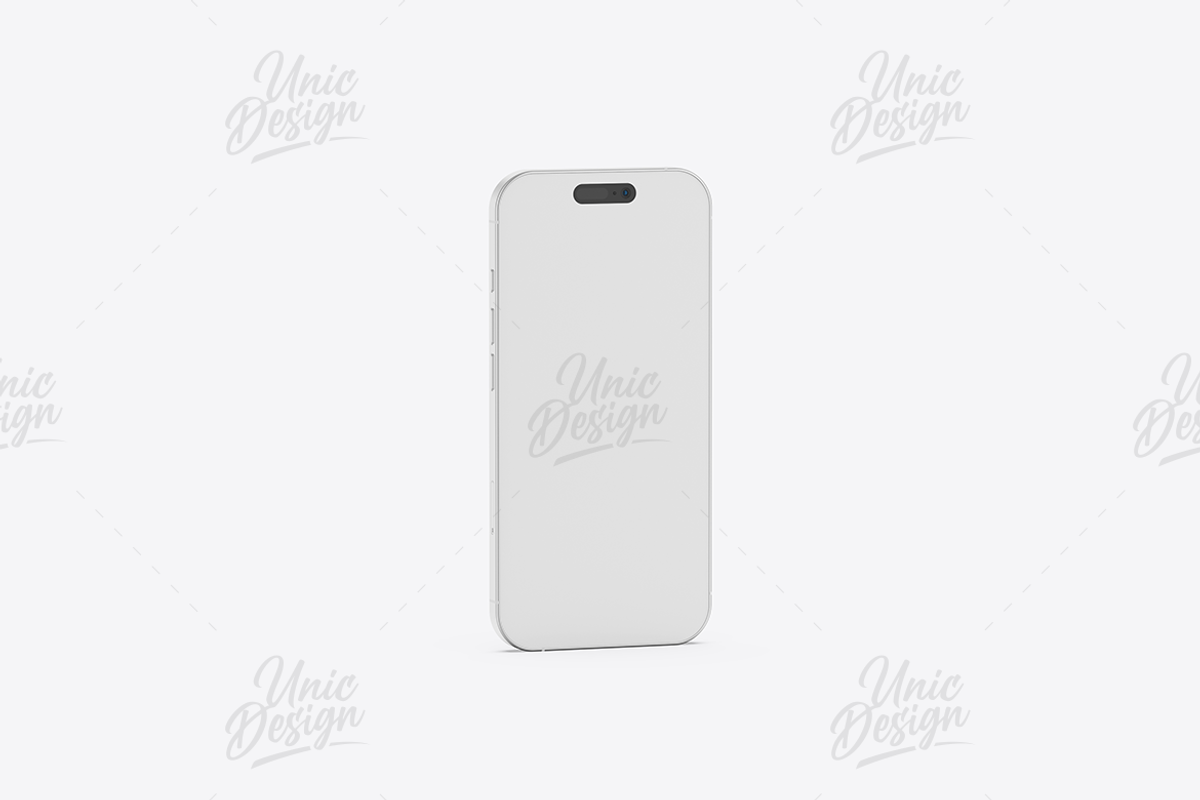 iPhone 16 Plus Mockup, an iPhone Mockup by UnicDesign (Photo 4 of 21)