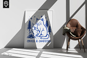 Coffee And Campfire Cat T-shirt, an Animal Illustration by shaondesigns (Thumbnail 4 of 5)