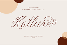 Kallure Modern Script Font