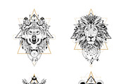 All tribal goods BUNDLE, an Animal Illustration by AnastasiaFears (Thumbnail 4 of 17)