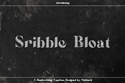 Scribble Bloat Serif Font, a Handwritten Font by Nickhard (Thumbnail 2 of 6)