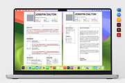 Resume Template Design, a Resume Template by Nur Designer (Thumbnail 4 of 4)