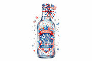 4th of July Sublimation Clipart, a Seasonal Illustration by VetalStock (Thumbnail 12 of 21)