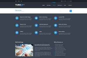 TurnUp - PSD Template