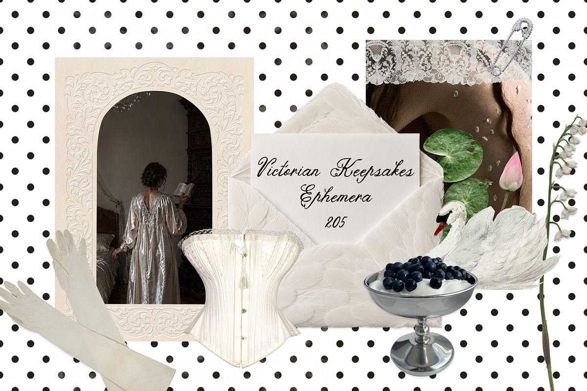 Victorian Keepsakes Ephemera Atelier, a Background Graphic by Lidberia (Photo 1 of 16)