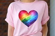Heart Watercolor Clipart, an Illustration by RobertsArt (Thumbnail 5 of 8)