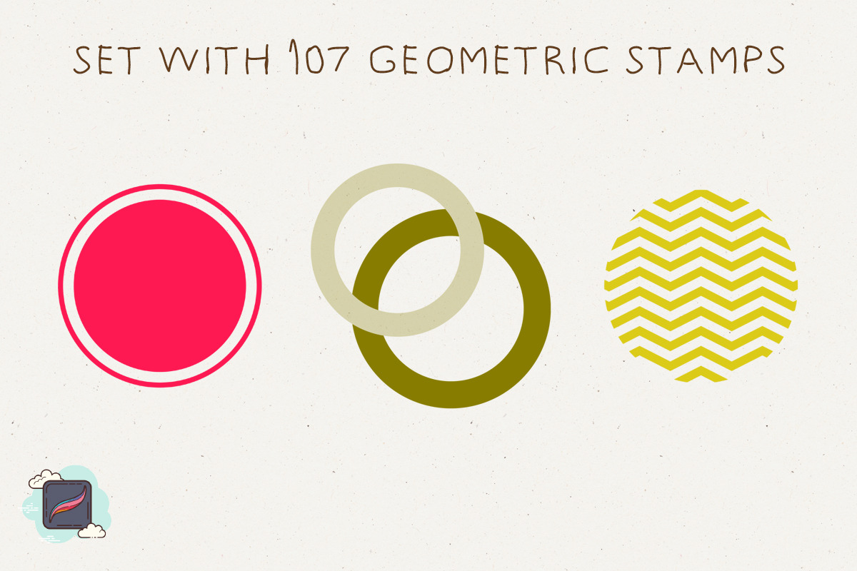 The Procreate Geometric Box, a Brush Add-On by Just Bia (Photo 7 of 10)