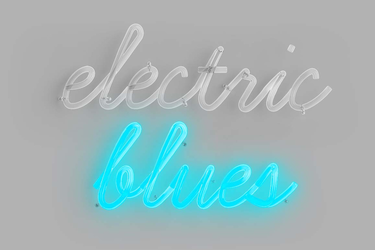 Cursive Neon Type, an Object Graphic by Design Assets (Photo 5 of 7)