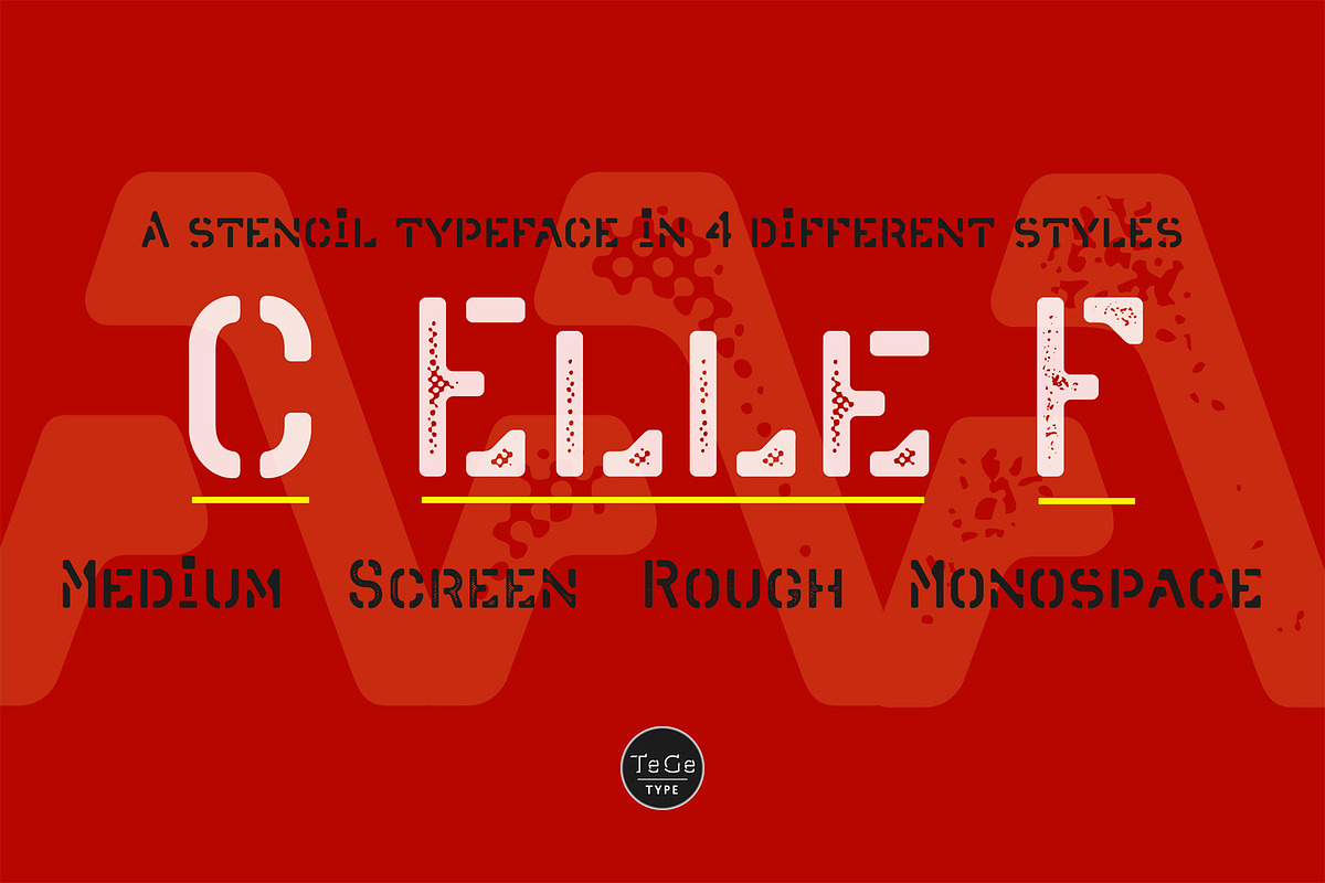 C Elle F, a Sans Serif Font by TeGeType foundry (Photo 1 of 7)