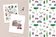 Italy Illustrations And Patterns, an Illustration by Redchocolate (Thumbnail 7 of 8)