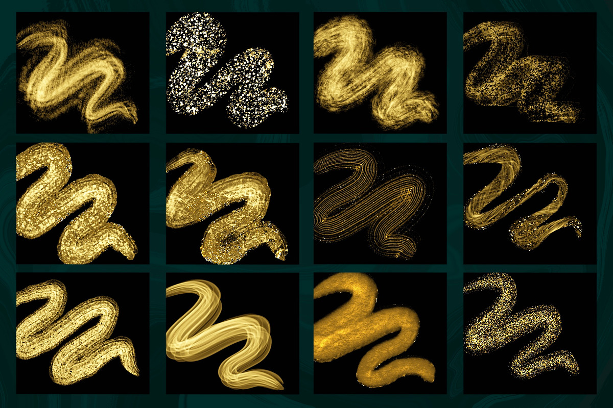 Glitter & Metallic for Procreate, a Brush Add-On by KJP Designs (Photo 3 of 8)