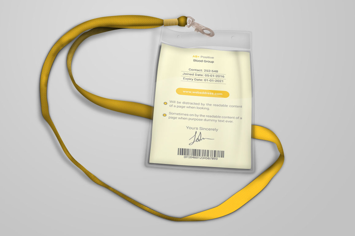 Office ID Card Template, a Card Template by Dotnpix (Photo 5 of 5)