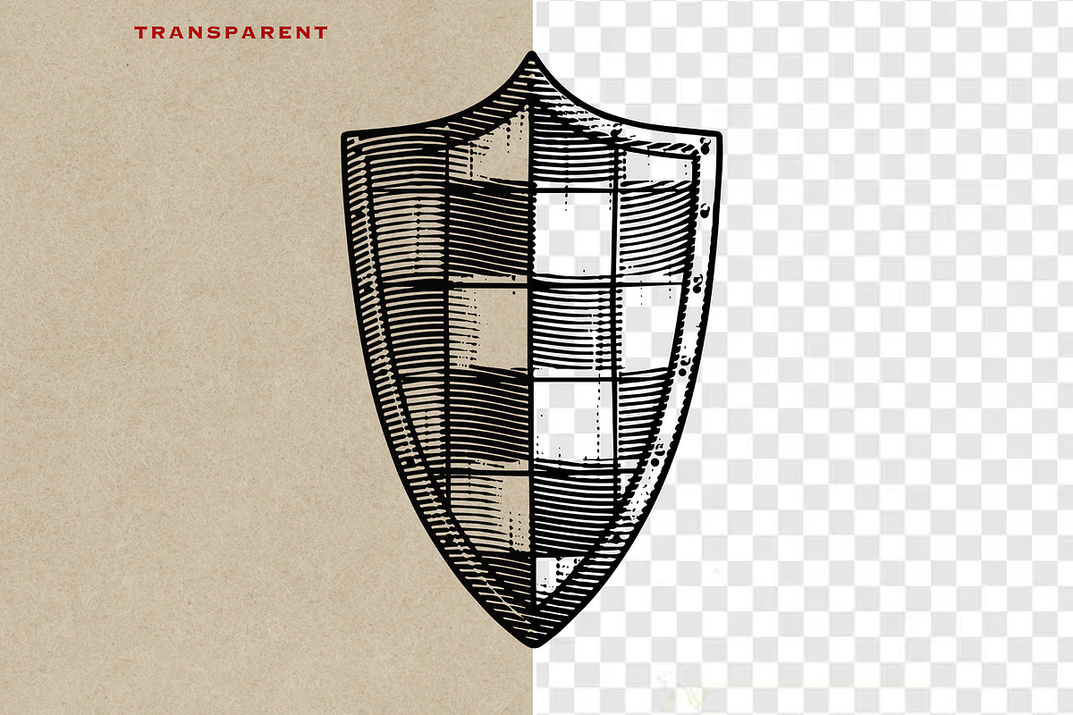 Vintage Shield Heraldry Engraving, an Object Illustration by Kaizla03 (Photo 2 of 4)