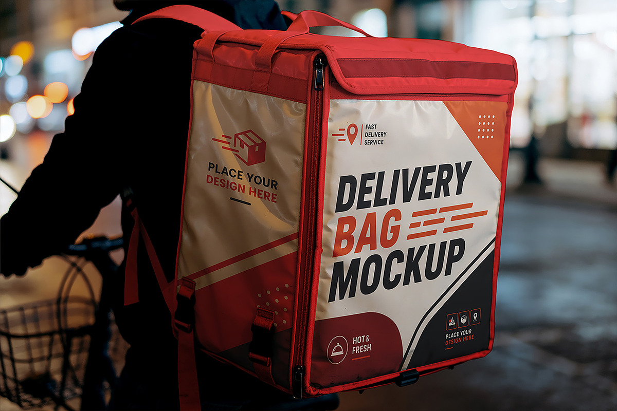 Delivery Bag Mockup, a Packaging Mockup by Pitchlook.Studio (Photo 4 of 4)