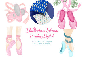 Painting Ballerina Shoes Bundle