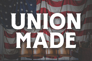 UNION MADE FONT