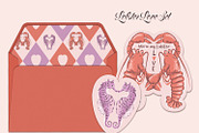 Valentine's Cards Die-Cut Shapes, a Seasonal Illustration by HannaSymo (Thumbnail 8 of 13)