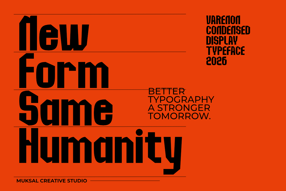 Varenon — Bold Display Typeface, a Sans Serif Font by Muksal Creative (Photo 9 of 12)