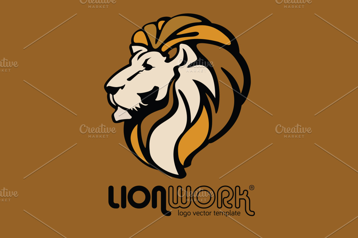 Lion Head Logo, a Branding & Logo Template by Vectopus.com (Photo 2 of 5)
