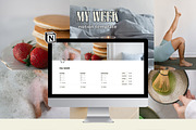 My week - Notion template, an App Template by Iasan Design (Thumbnail 2 of 8)