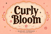 Curly Bloom – Playful Display Font, a Serif Font by Wow Magic (Thumbnail 3 of 6)