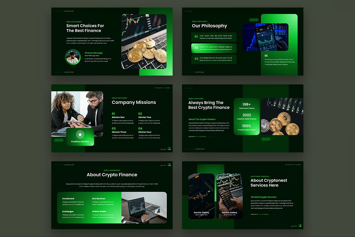 Cryptonest  Crypto Keynote Templates, a Presentation Template by Fit-tee (Photo 6 of 6)