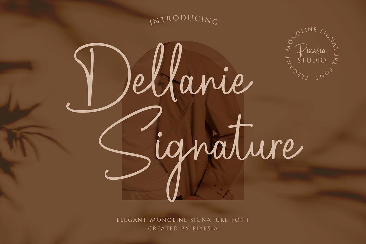 Dellanie Signature - Business Font, a Script Font by Pixesia Studio (Photo 1 of 15)
