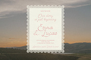 The Quietude Poetic Romantic Script, a Script Font by AnMark (Thumbnail 12 of 13)